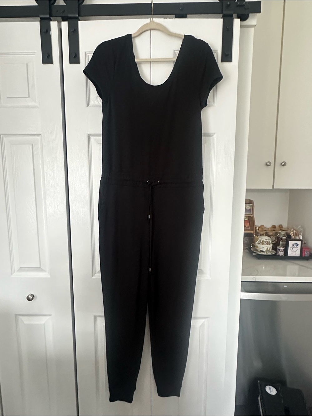 Cable & Gauge Black Short Sleeve Jumpsuit Size S – NWT